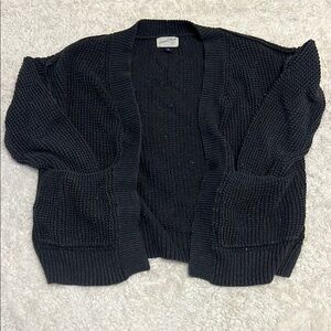 Universal Thread Black Chunky Knit Cardigan